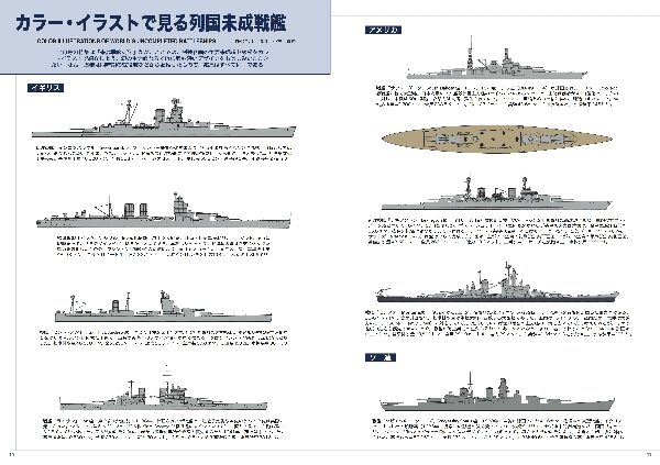 未成戦艦列伝 世界の艦船